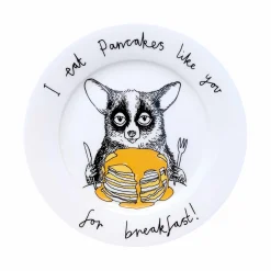 Jimbob Art Tableware Brands|Made In The Uk^I Eat Pancakes Like You For Breakfast! Side Plate, 20cm
