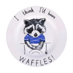 Jimbob Art Made In The Uk|Plates^I Think I'll Have Waffles! Side Plate, 20cm