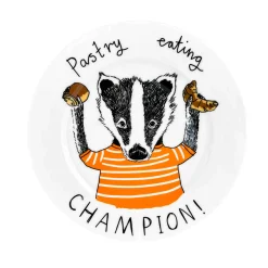 Jimbob Art Tableware Brands|Plates^Pastry Eating Champion Side Plate, 20cm