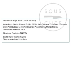 Jinro Ingredients Brands|Drinks^Peach Soju, 350ml