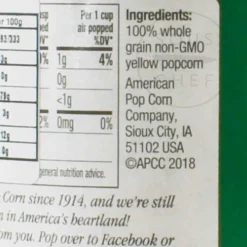 Jolly Time Ingredients Brands|American Ingredients^America's Best Yellow Popcorn Jars, 850g