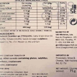 Jose Gourmet Tinned Fish & Seafood|Ingredients Brands^Spiced Mackerel Pate, 75g