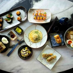 Kiji Stoneware & Ceramics Tableware Brands|Japanese Ingredients^Kaki Serving & Sushi Plate, 36 x 16cm