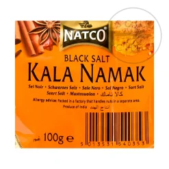 Natco Ingredients Brands|Indian Ingredients^Kala Namak - Indian Black Salt, 100g