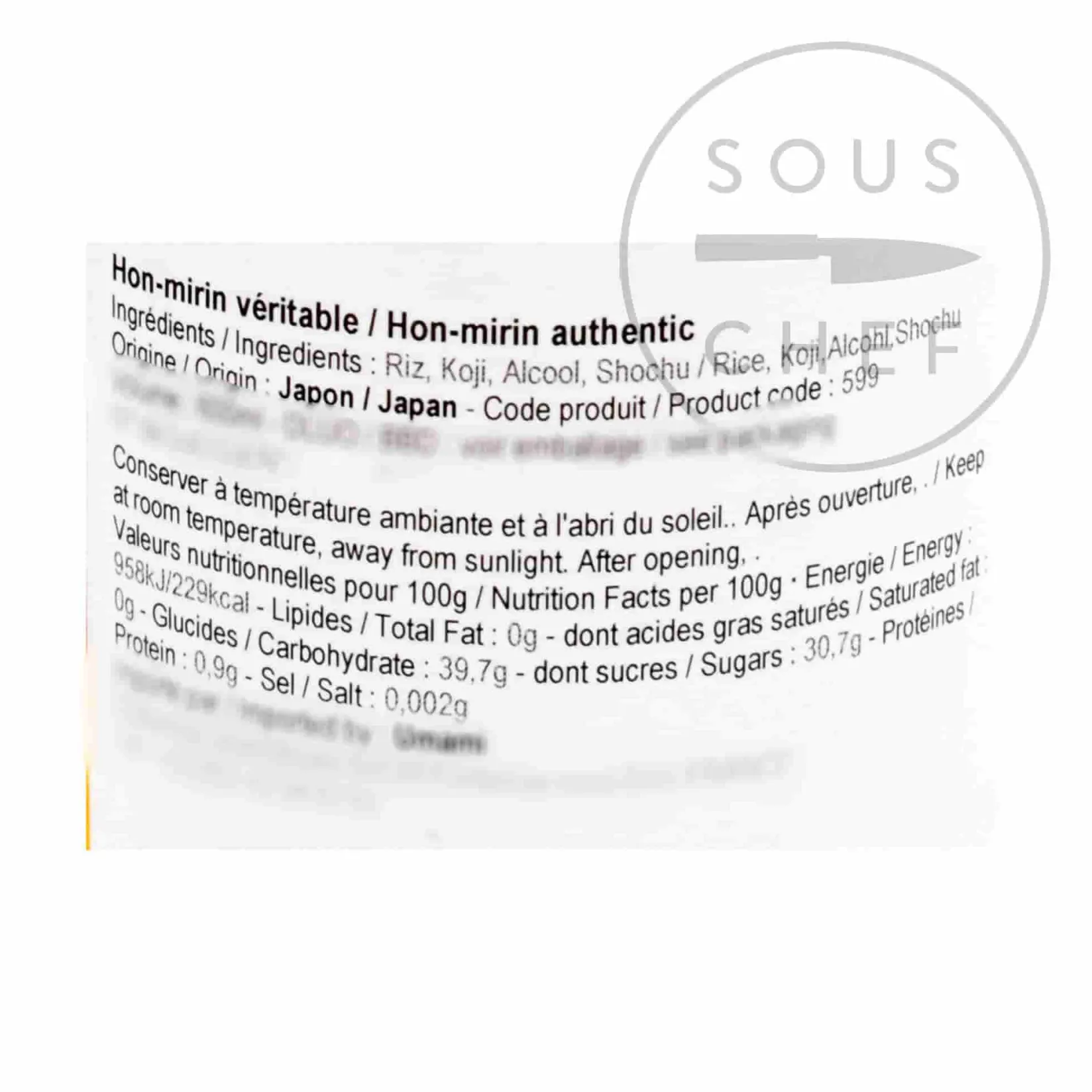 Kankyo Shuzo Japanese Ingredients|Sauces & Condiments^Premium Hon Mirin, 500ml