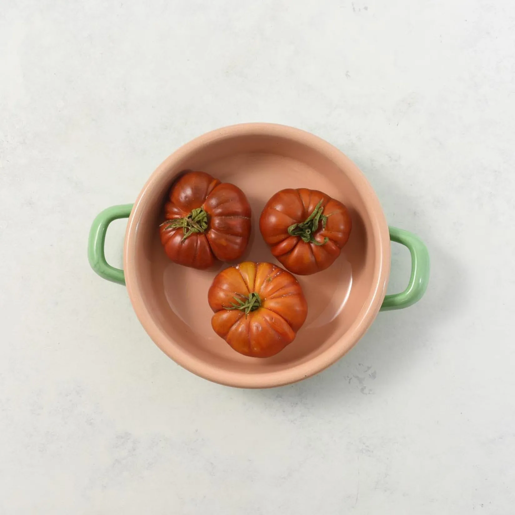 Kapka Enamel Baking Supplies & Equipment^Kapka x Sous Chef Colourblock Enamel Frying Pan, 16cm, Green & Pink