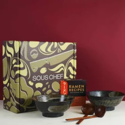 Sous Chef Kit Japanese Ingredients|Japanese Tableware^Karasuba-Iro Ramen Bowl Set