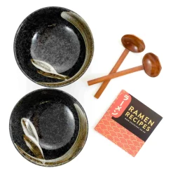 Sous Chef Kit Japanese Ingredients|Japanese Tableware^Karasuba-Iro Ramen Bowl Set