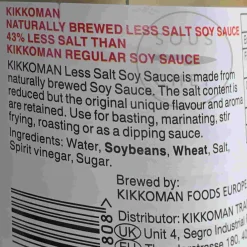 Kikkoman Japanese Ingredients|Sauces & Condiments^Less Salt Soy Sauce, 975ml