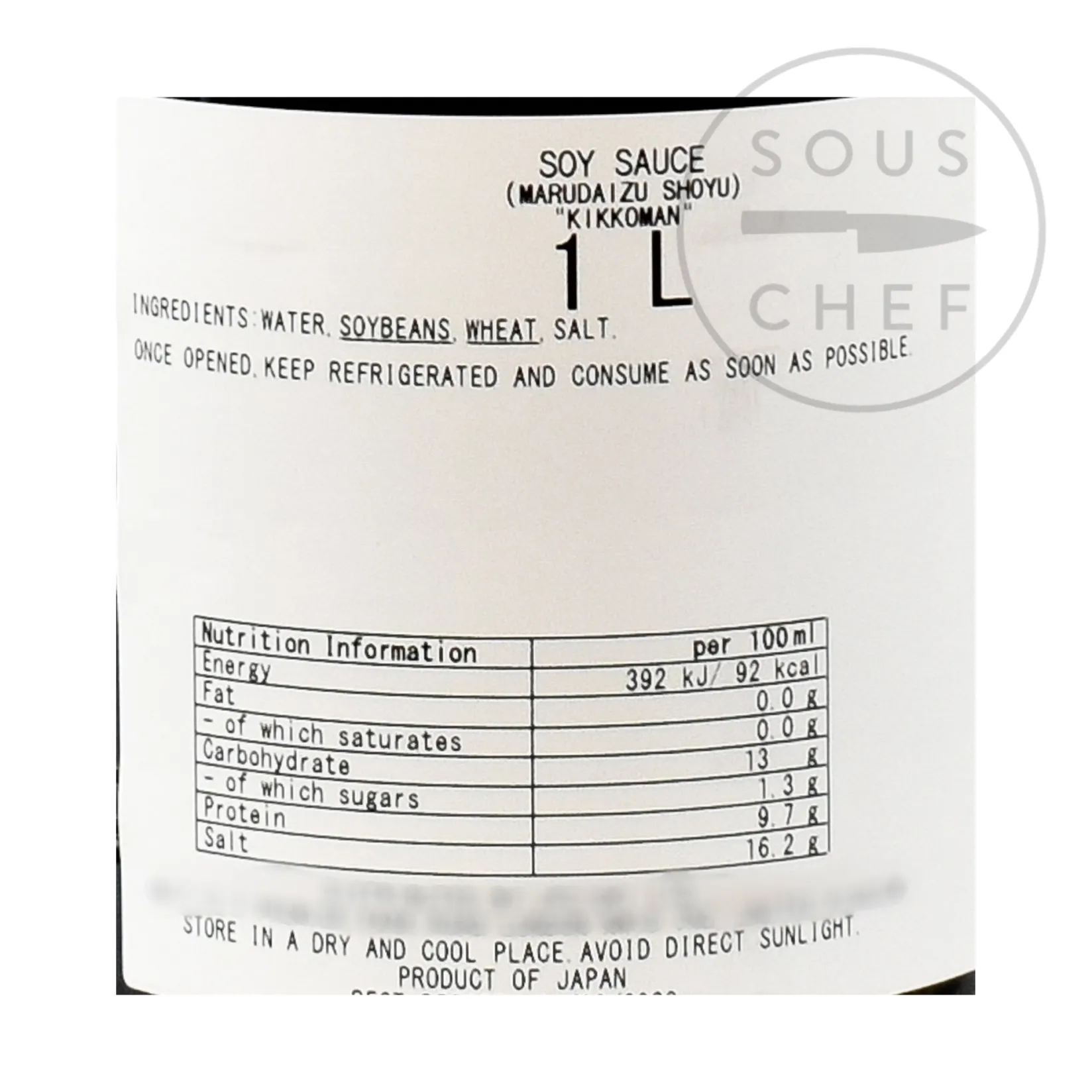 Kikkoman Japanese Ingredients|Sauces & Condiments^Traditionally Brewed Marudaizu Shoyu Soy Sauce 1l