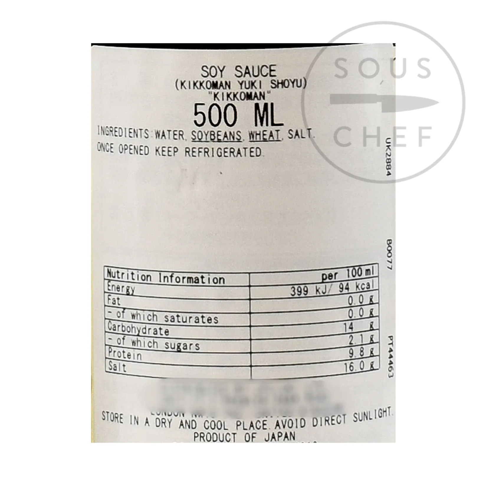 Kikkoman Japanese Ingredients|Sauces & Condiments^Yuki Organic Soy Sauce, 500ml