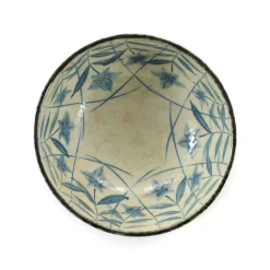Kiji Stoneware & Ceramics Japanese Ingredients|Japanese Tableware^Kikyo Flower Ramen Bowl, 17cm dia x 9cm
