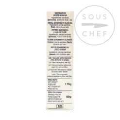 La Brujula Spanish Ingredients|Tinned Fish & Seafood^Sardinillas - Small Sardines, 115g