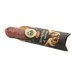 La Fattoria Di Parma Ingredients Brands|Italian Ingredients^Strolghino Salami with Truffles, 140g