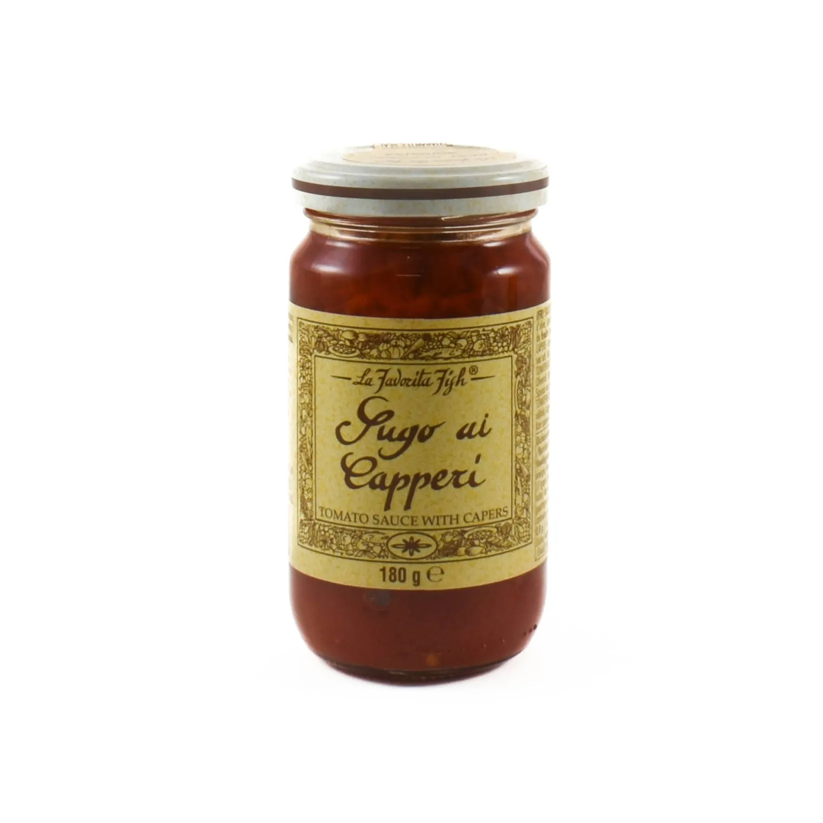 La Favorita Ingredients Brands|Italian Ingredients^Tomato Sauce With Capers, 180g