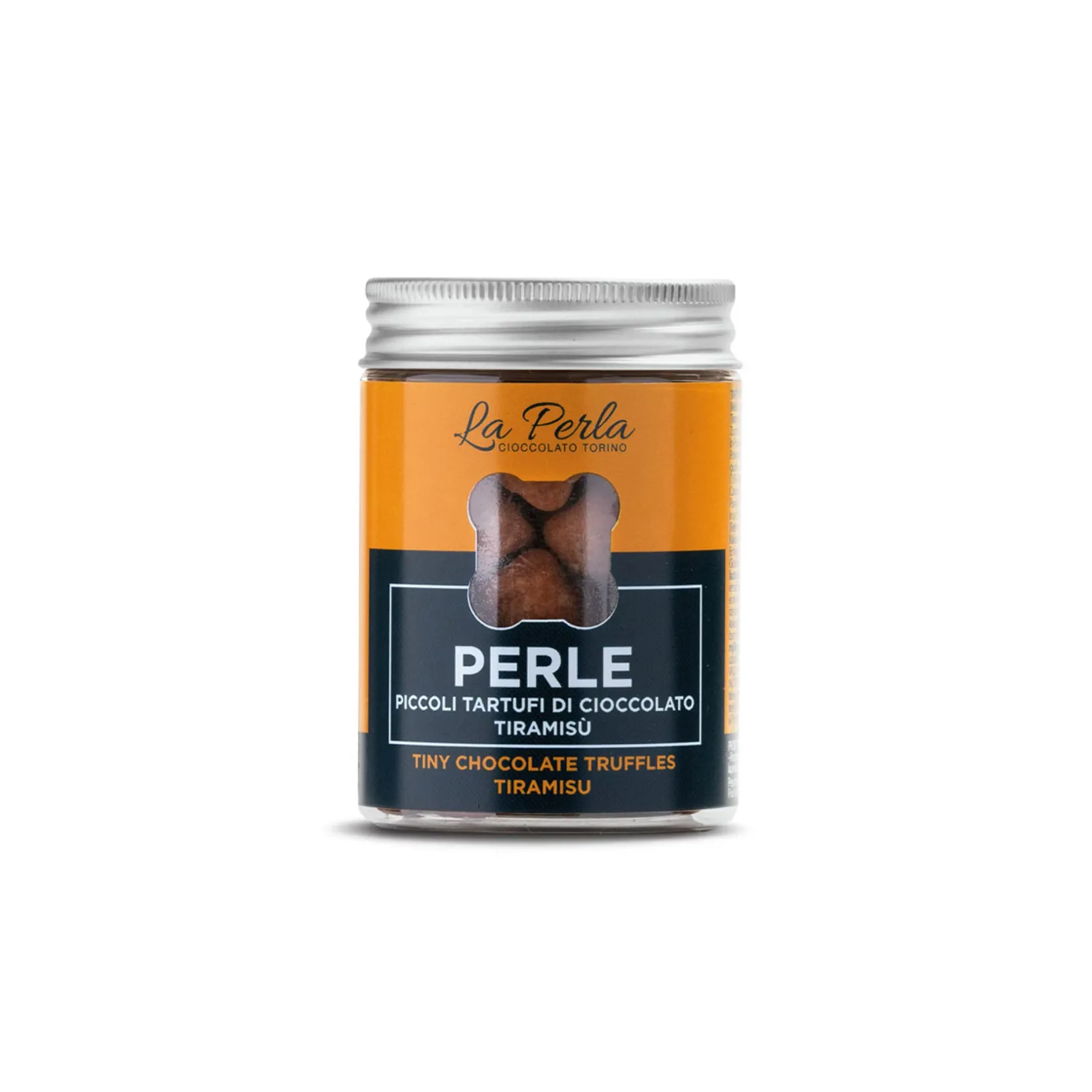 La Perla di Torino Ingredients Brands|Italian Ingredients^Mini Tiramisu Truffles, 50g
