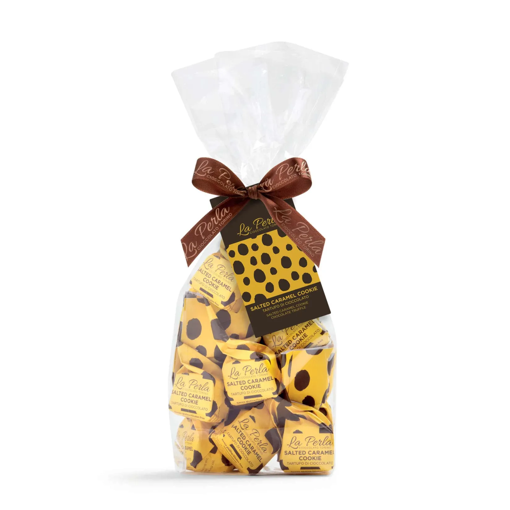 La Perla di Torino Ingredients Brands|Chocolate & Sweets^Salted Caramel Cookie Truffles, 200g