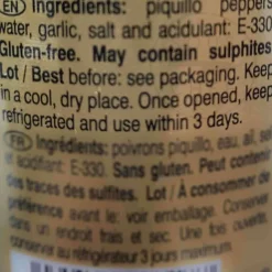 La Riberena Ingredients Brands|Spanish Ingredients^La Ribena Roasted Piquillo Peppers with Garlic, 290g