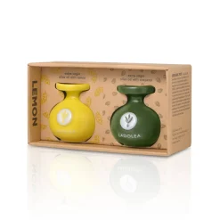 Ladolea Ingredients Brands|Greek Ingredients^Set of 2 Lemon & Oregano Infused Extra Virgin Olive Oil, 80ml