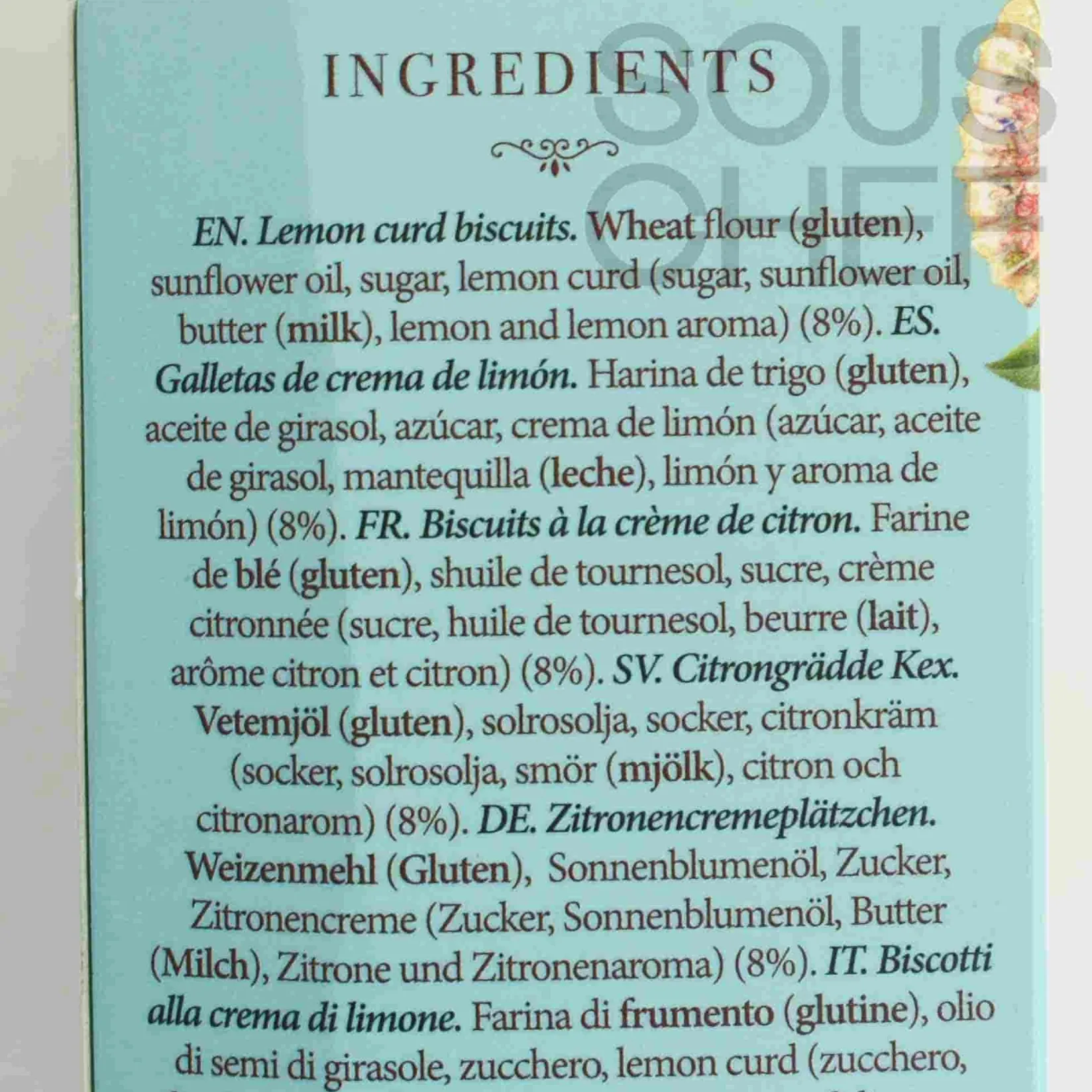 Lady Joseph Ingredients Brands|Spanish Ingredients^Lemon Curd Biscuits, 100g
