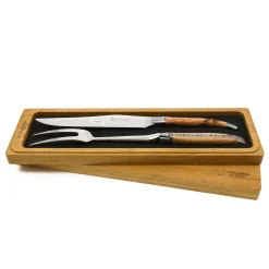 Laguiole en Aubrac French Ingredients|Kitchen Knives^Carving Set, Juniper