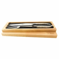 Laguiole en Aubrac Kitchen Knives^Oyster Shell Handle Carving Set