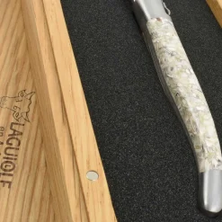 Laguiole en Aubrac French Ingredients|Kitchen Knives^Oyster Knife, Oyster Shell Handle