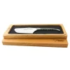 Laguiole en Aubrac Kitchen Knives^Turquoise Hard Cheese Knife, Striped Wood