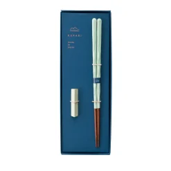 Kawai Co. Ltd Tableware Brands|Japanese Ingredients^Lancewood Light Green Japanese Luxury Chopstick Gift Set, 23cm