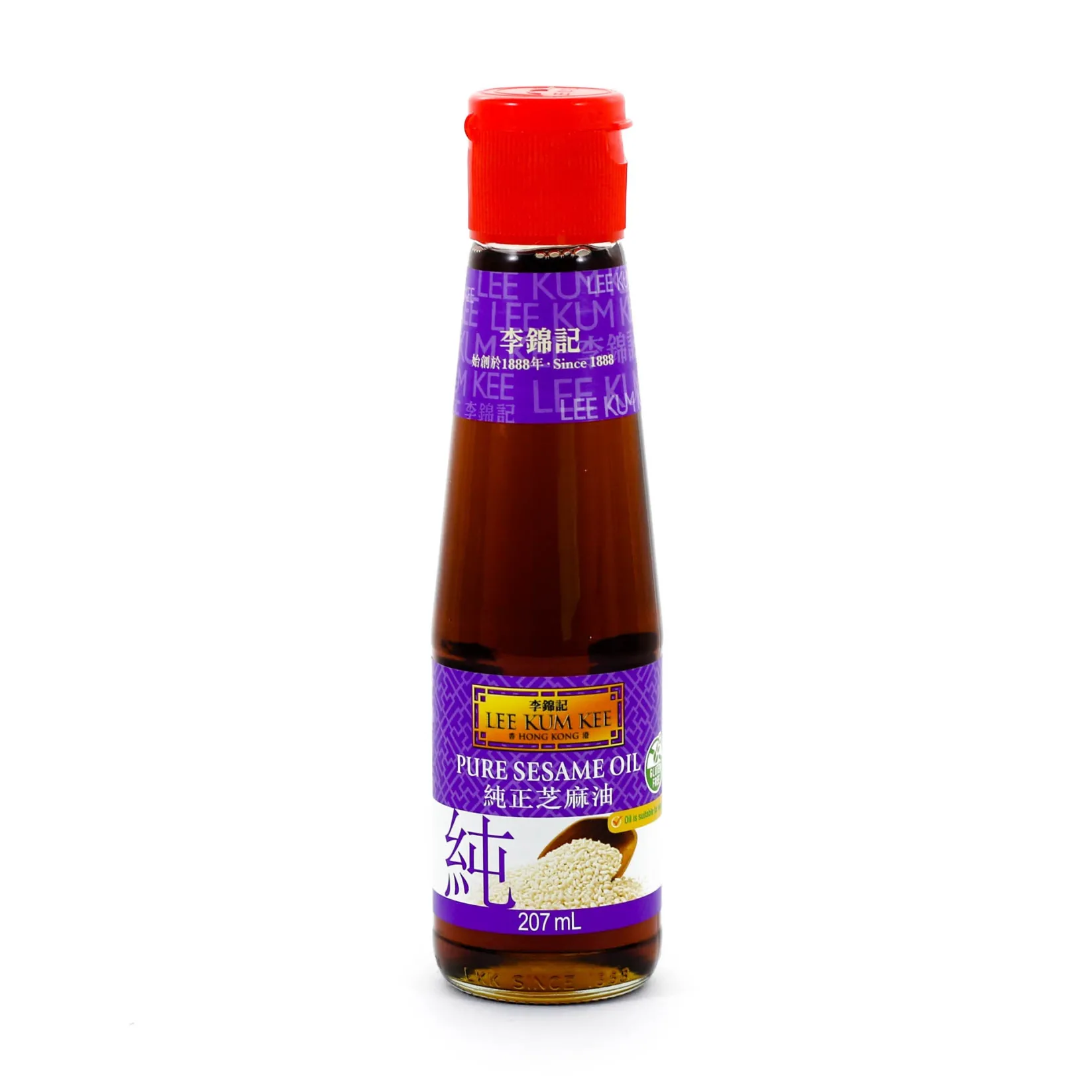 Lee Kum Kee Chinese Ingredients|Oil, Vinegar & Dressings^Pure Sesame Oil, 207ml