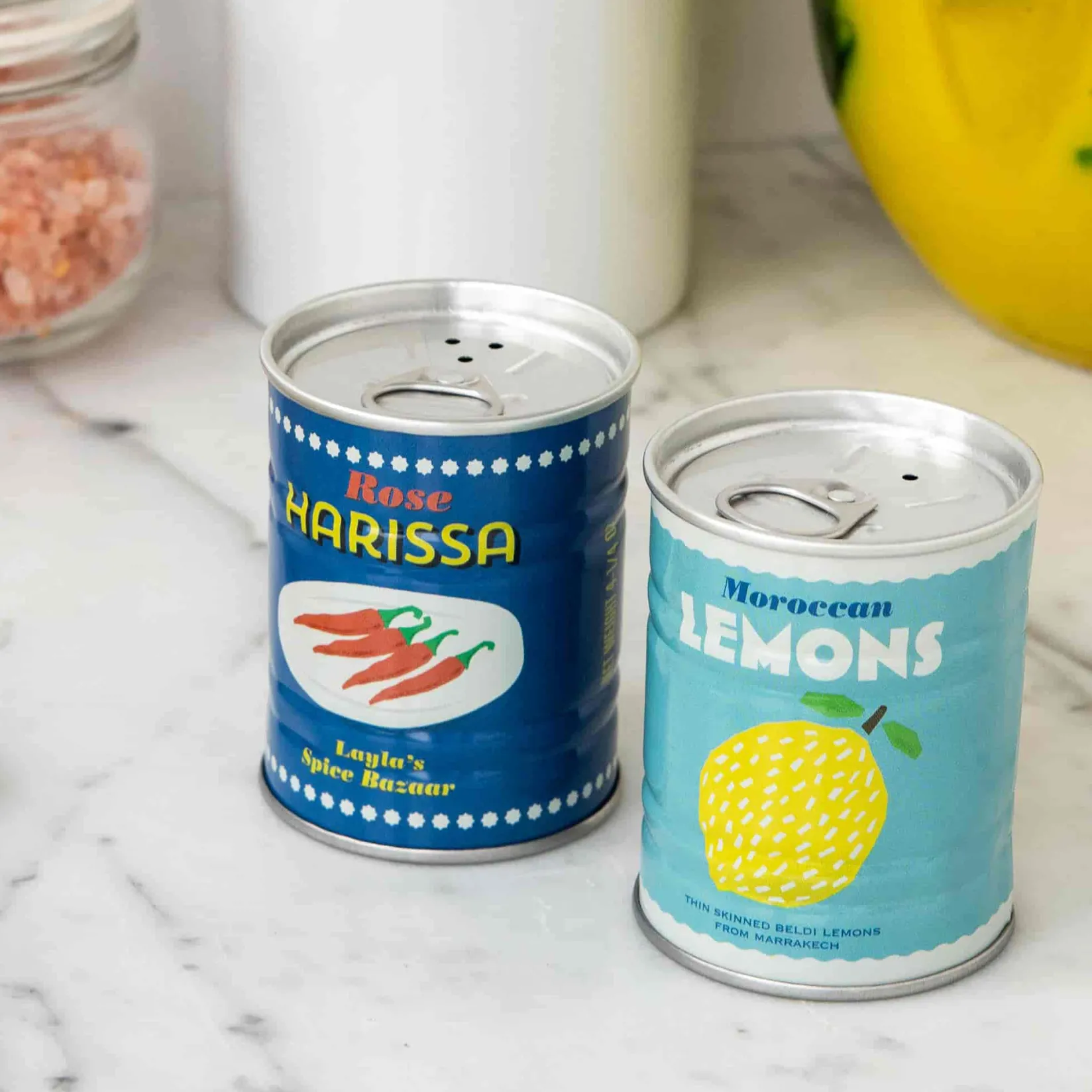 Rex London Table Setting|Kitchen Tools & Utensils^Lemon & Harissa Salt & Pepper Shaker Set