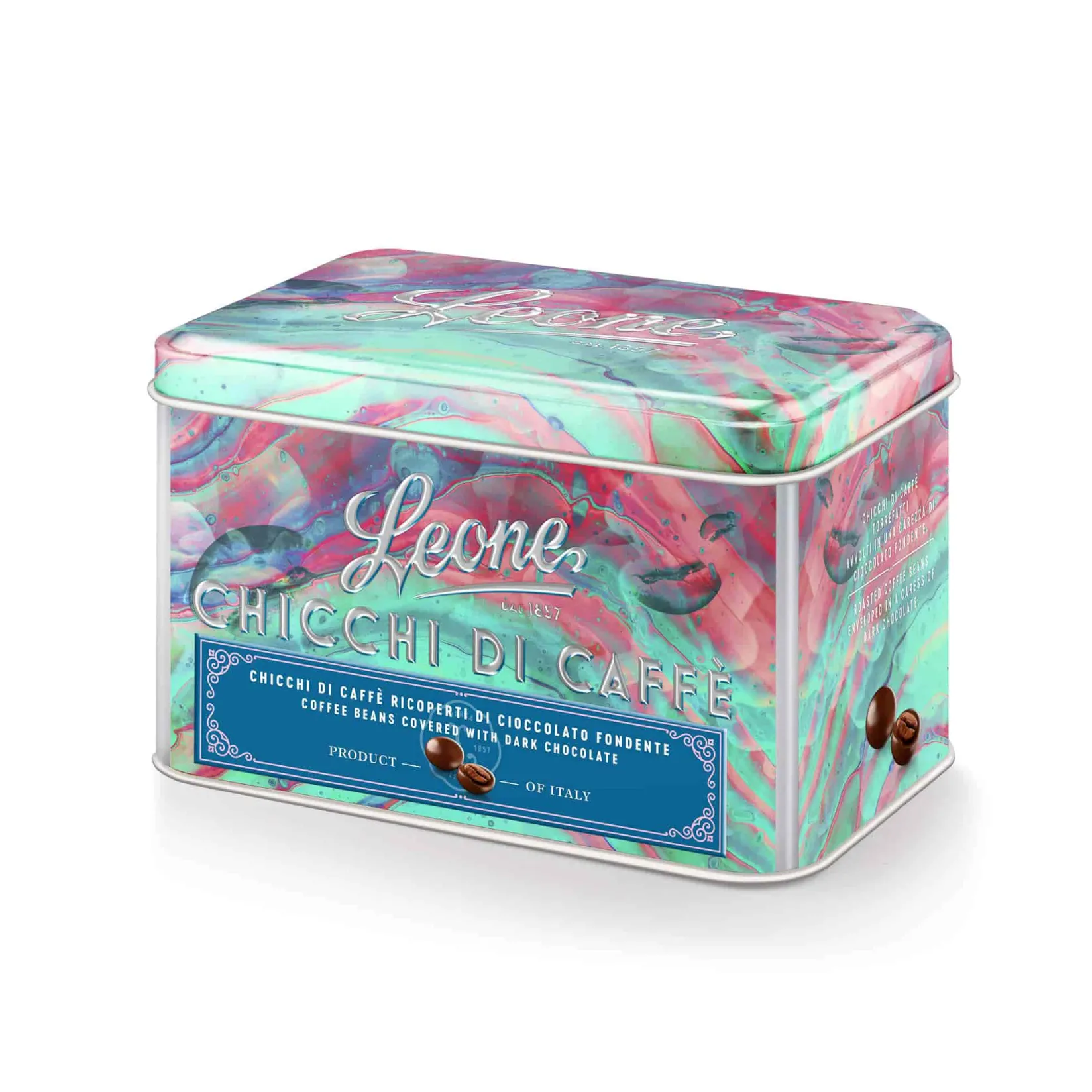 Leone Ingredients Brands|Italian Ingredients^Dark Chocolate Coffee Beans Gift Box, 150g