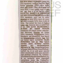 Leone Italian Ingredients|Chocolate & Sweets^Milk Chocolate Bar with Whole Sicilian Pistachios, 55g