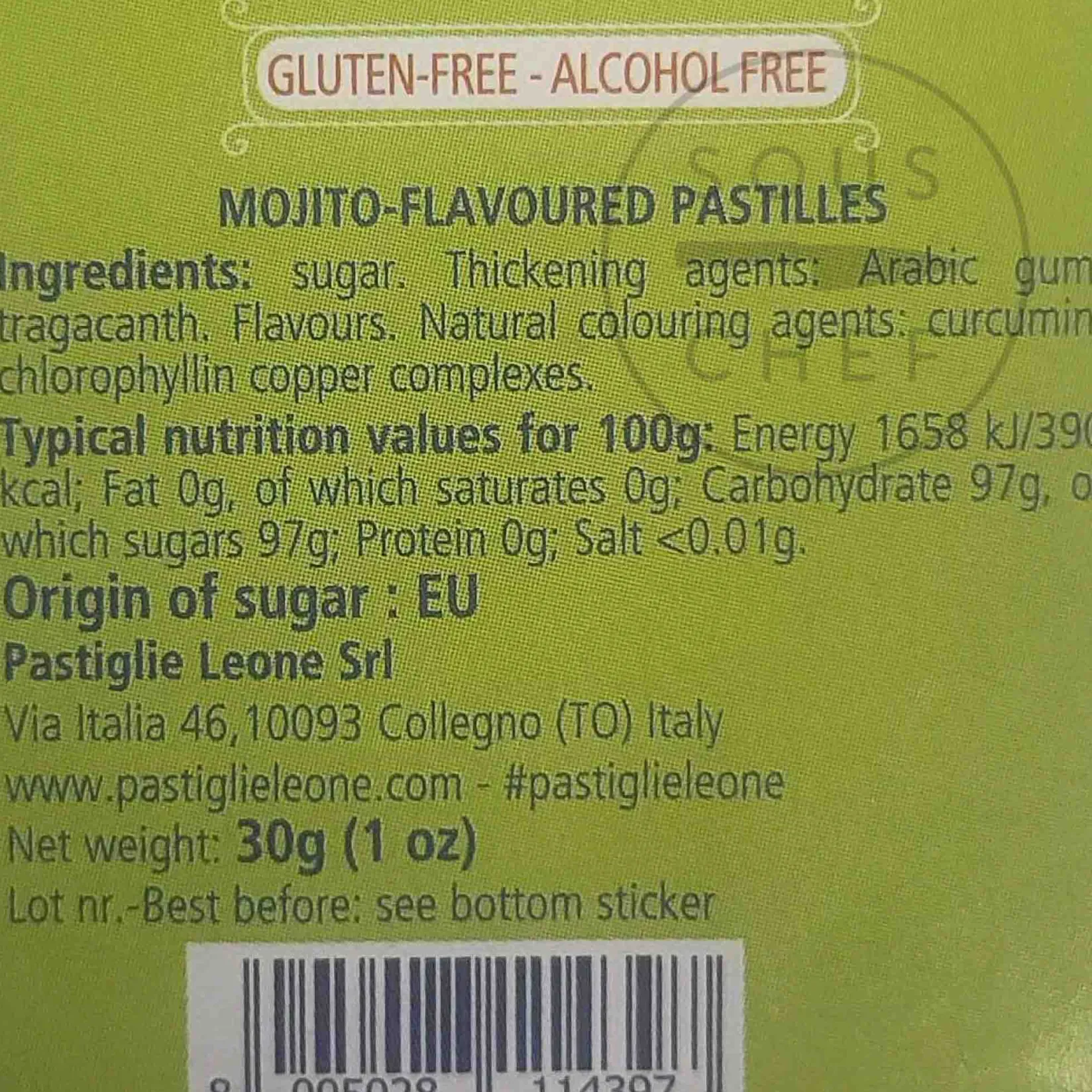 Leone Ingredients Brands|Chocolate & Sweets^Mojito Candy Box, 27g