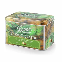 Leone Ingredients Brands|Italian Ingredients^Pistachio Chocolate Tin, 150g