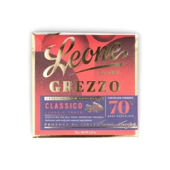 Leone Ingredients Brands|Chocolate & Sweets^Raw Unrefined 70% Dark Chocolate Bar, 70g