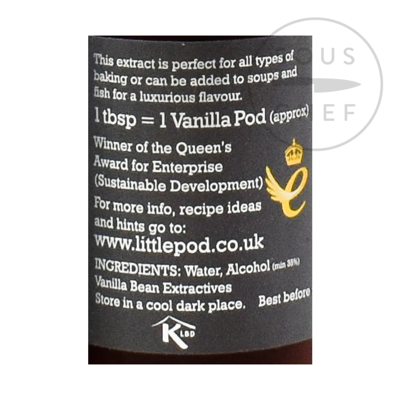 Littlepod Made In The Uk|Herbs & Spices^Pure Vanilla Extract, 100ml