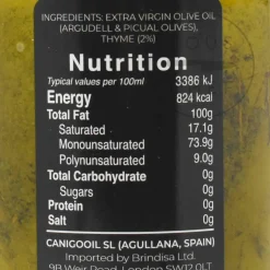 Llagrimes del Canigo Ingredients Brands|Spanish Ingredients^Thyme Infused Olive Oil, 250ml