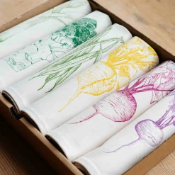 Lottie Day Tableware Brands|Table Setting^Garden Veg Mixed Design Napkins Box of 6
