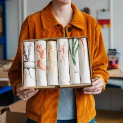 Lottie Day Tableware Brands|Table Setting^Garden Veg Mixed Design Napkins Box of 6