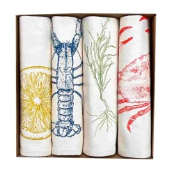Lottie Day Table Setting|Kitchen Textiles & Clothing^Set of 4 Seafood Napkins