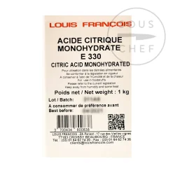 Louis Francois Ingredients Brands|Baking Ingredients^Citric Acid Powder, 1kg