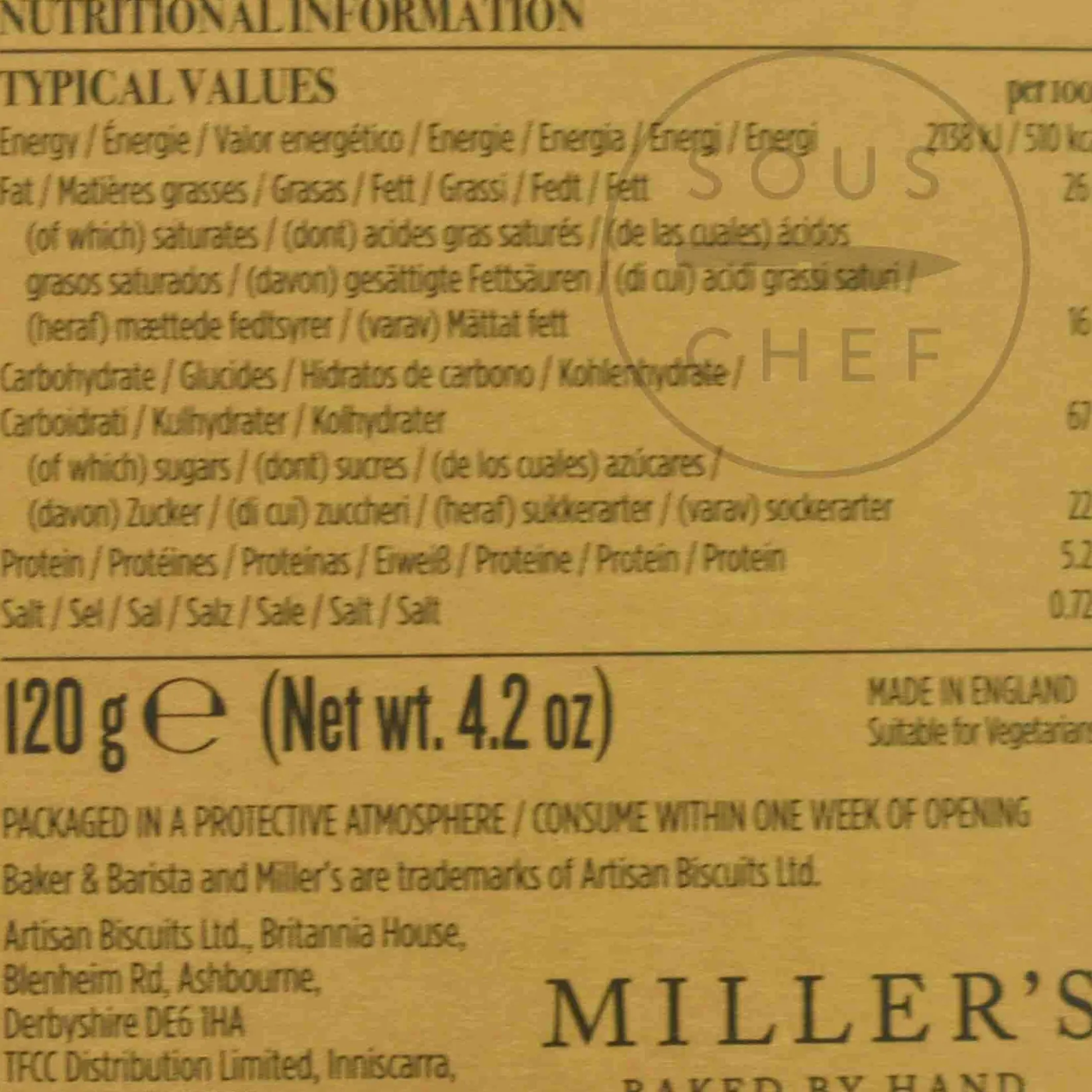 Baker & Barista Ingredients Brands|Cakes & Bakery^Madagascan Bourbon Vanilla Biscuits, 120g