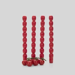 Maison Balzac Table Setting|Tableware Brands^Set of 4 Tomato Candles