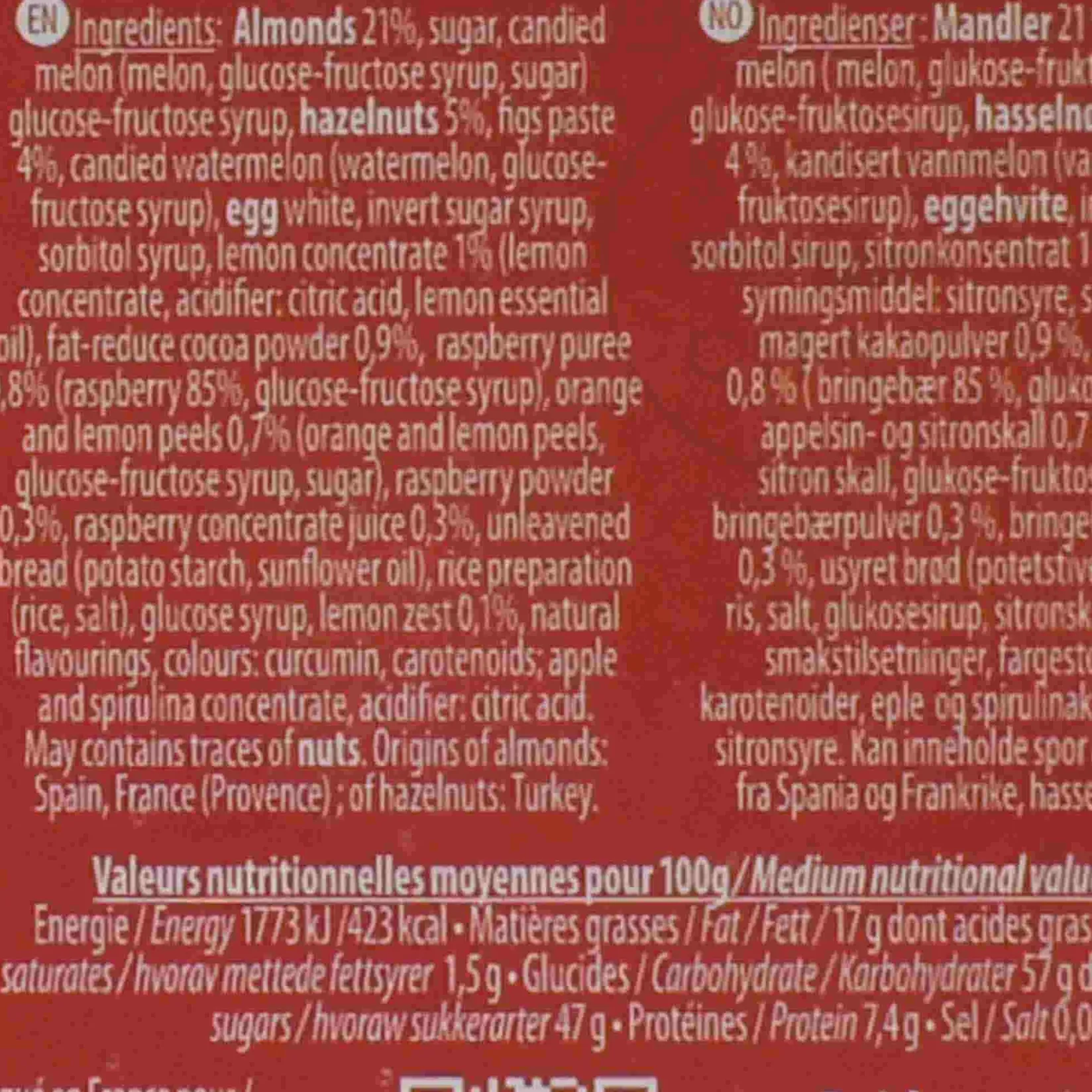 Maison Bremond Ingredients Brands|French Ingredients^Assorted Calisson 5 Flavours, 125g