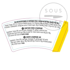 Maison Bremond Ingredients Brands|French Ingredients^Cherry & Champagne Jam, 250g