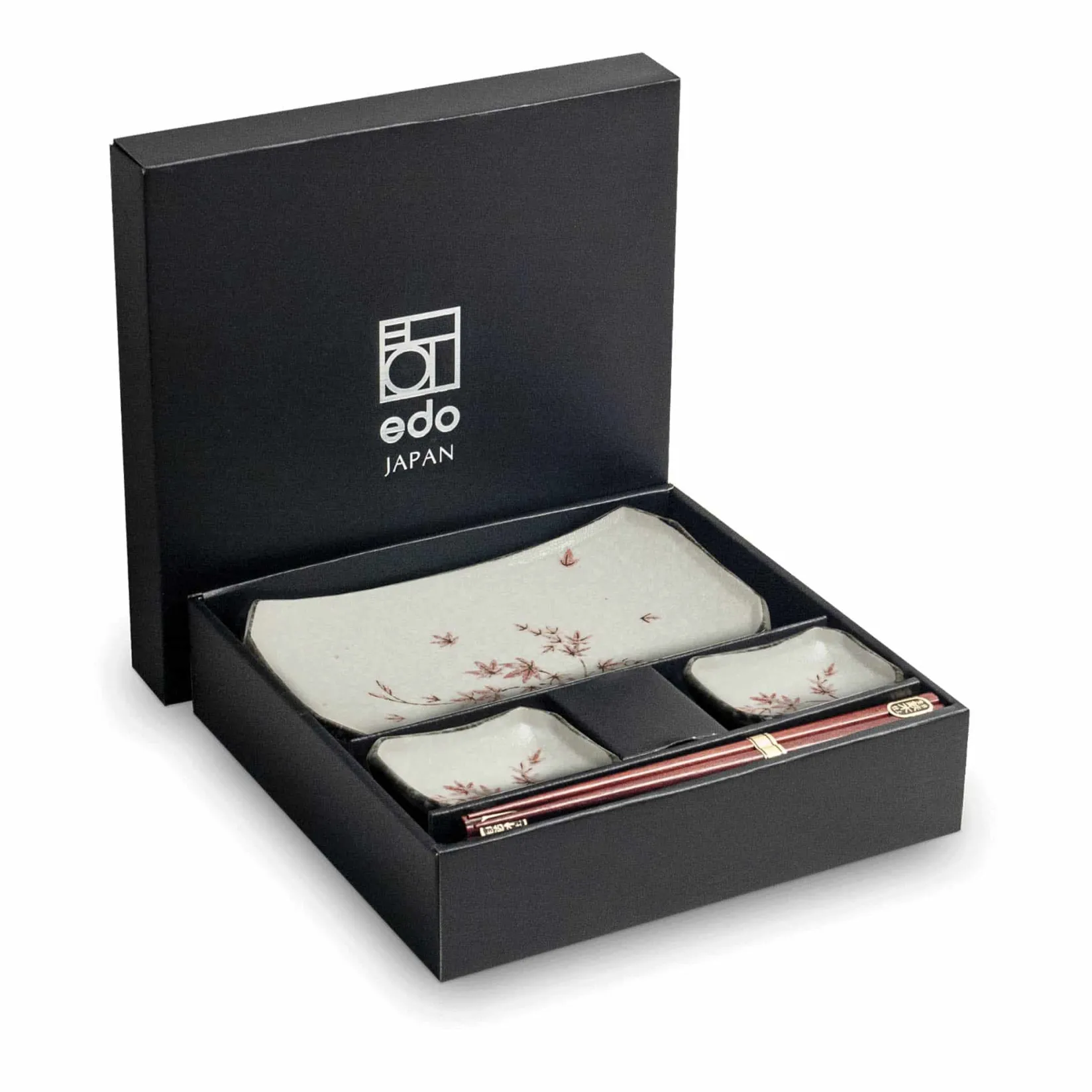 Kiji Stoneware & Ceramics Tableware Brands|Japanese Ingredients^Maple Leaf Sushi Serving Set