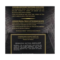 Mariage Freres Ingredients Brands|Drinks^Genmaicha Matcha Emeraude Tea Bags, 75g