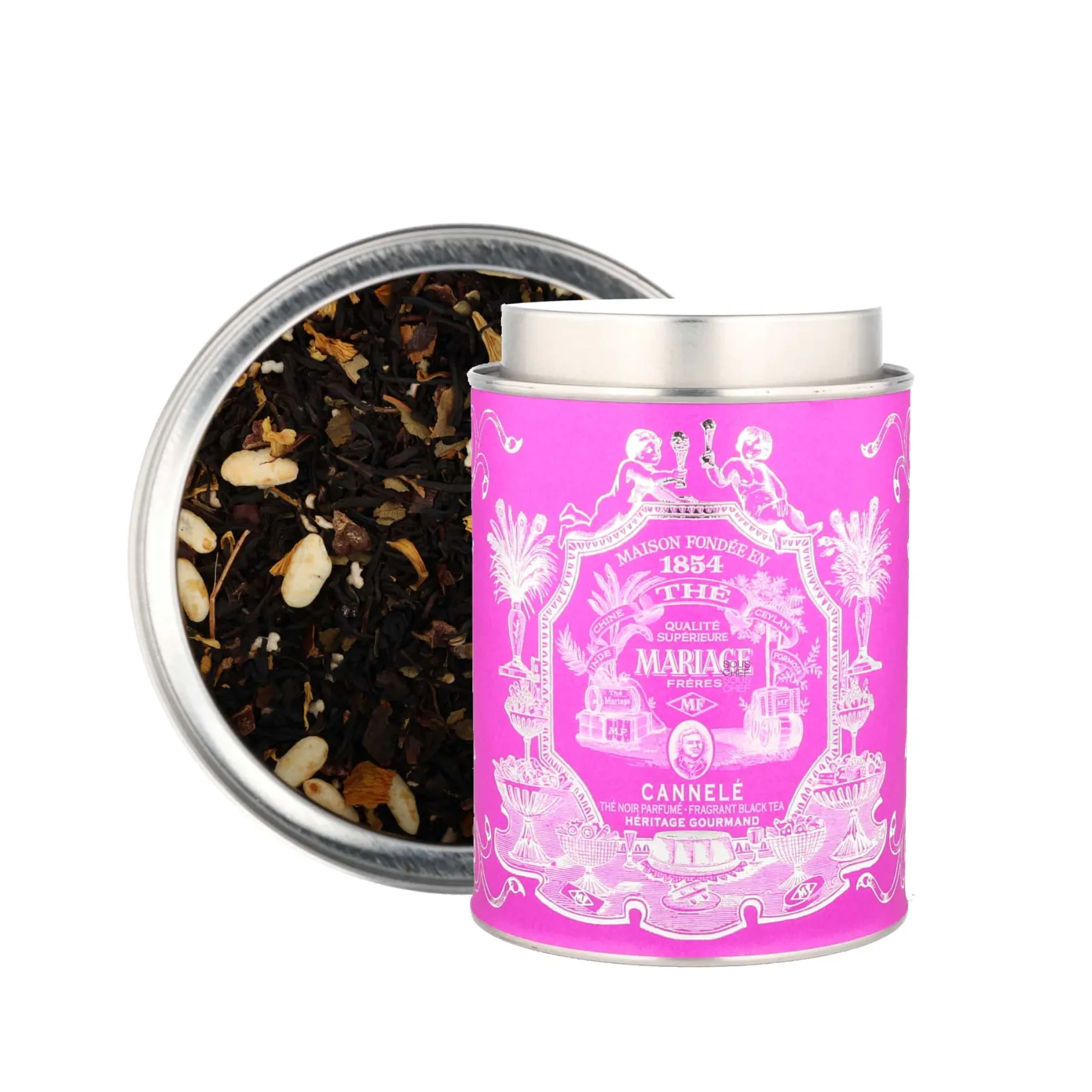 Mariage Freres Ingredients Brands|Drinks^Heritage Gourmand Cannele Black Loose Tea, 100g