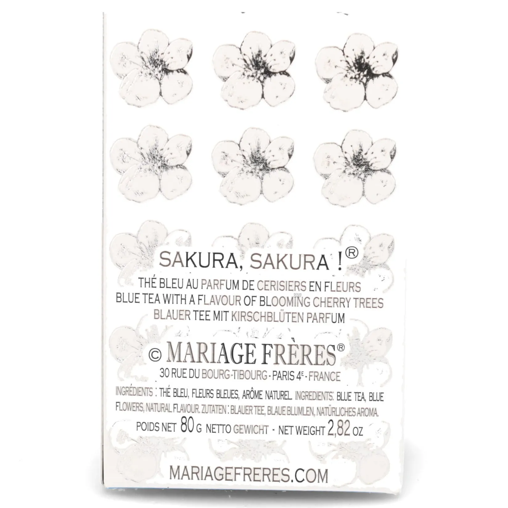 Mariage Freres Ingredients Brands|Japanese Ingredients^Sakura Blue Loose Tea, 80g